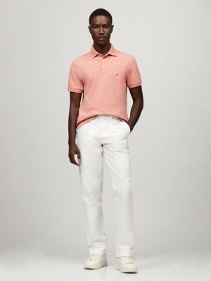 Slim Fit Stretch Pique Polo, Teaberry Blossom