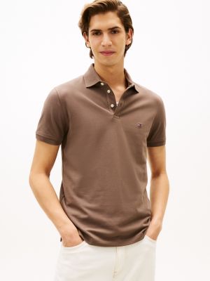 Slim Fit Stretch Pique Polo, Lentil Green