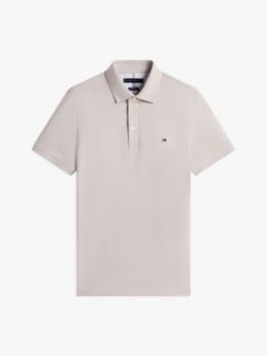 Slim Fit Stretch Pique Polo — Smooth Taupe 6