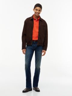 Slim Fit Stretch Pique Polo — Brilliant Orange 2