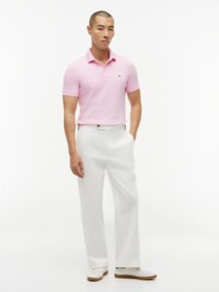 Slim Fit Stretch Pique Polo — Classic Pink 2