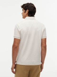 Slim Fit Stretch Pique Polo — Rich Cream 4