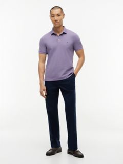 Slim Fit Stretch Pique Polo — Lavender Spice 2