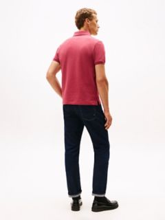 Slim Fit Stretch Pique Polo — Red Heather 4
