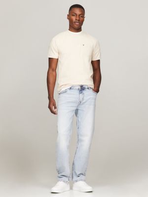 Relaxed Straight Fit Light Wash Jean, Light Wash