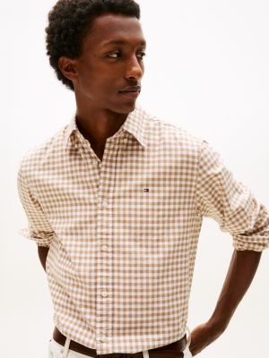 トップス Rayon Check Shirt RAYON CHECK L/S OPEN SHIRT | GOLD(ゴールド) / トップス 長袖