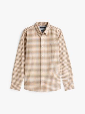 トップス Rayon Check Shirt RAYON CHECK L/S OPEN SHIRT | GOLD(ゴールド) / トップス 長袖