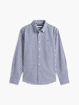 Regular Fit Gingham Oxford Shirt | Tommy Hilfiger Canada
