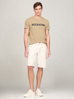 Embroidered Monotype Logo T-Shirt, Champagne Toast