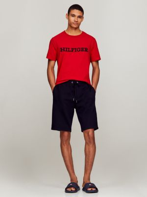 Embroidered Monotype Logo T-Shirt | Tommy Hilfiger USA