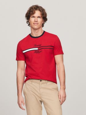 Tommy Hilfiger Linear Fire Flag Tee - Tommy Jeans 2024, Buy Tommy Hilfiger  Online