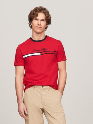 CAMISETA TOMMY HILFIGER SCRIPT PRINT_THMW0MW32326 - CAMISETA TOMMY