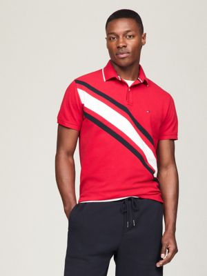 Regular Fit Banner Stripe Polo Tommy Hilfiger