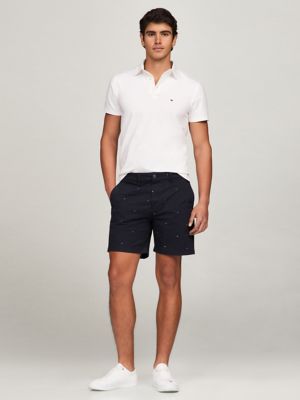 Flag Print 7" Short, Navy