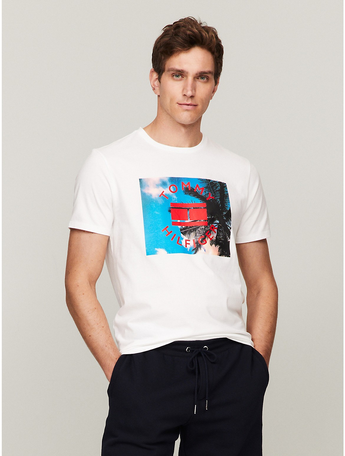 Tommy Hilfiger Men's TH Beach Vibe Graphic T-Shirt