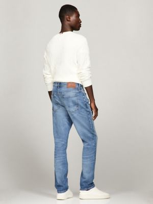 Medium Wash Straight Fit Knit Jean | Tommy Hilfiger