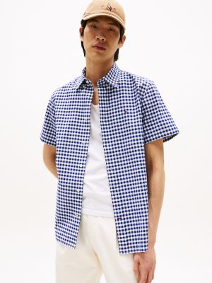Tommy hilfiger gingham check shirt sales