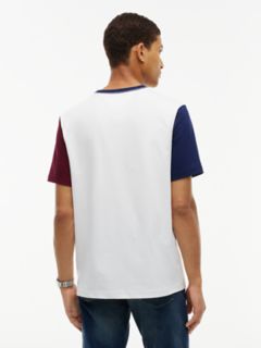 Colorblock Flag Stripe Logo T-Shirt — Ecru 4