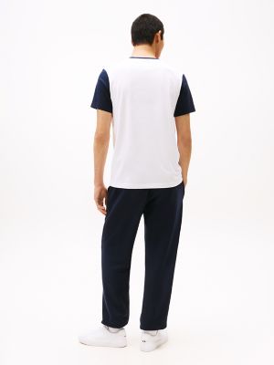 Мужская футболка Tommy Hilfiger Colorblock Flag Stripe Logo, цвет: Разноцветный — фото 4