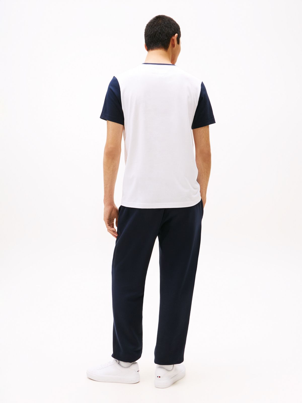 Colorblock Flag Stripe Logo T-Shirt — Colorblock Multi