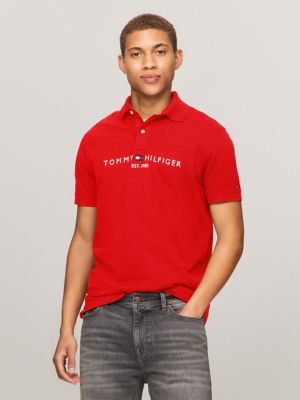 Monotype Chest Stripe Regular Fit Polo | Tommy Hilfiger USA