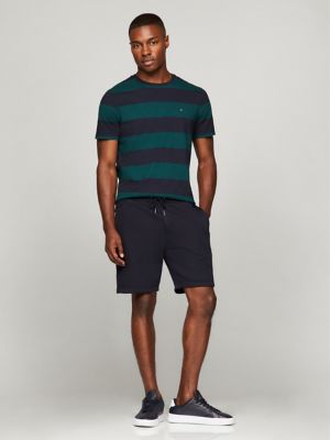 Rugby Stripe T-Shirt, Cypress Green/Navy Stripe