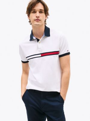 Embroidered Stripe Regular Fit Polo Tommy Hilfiger