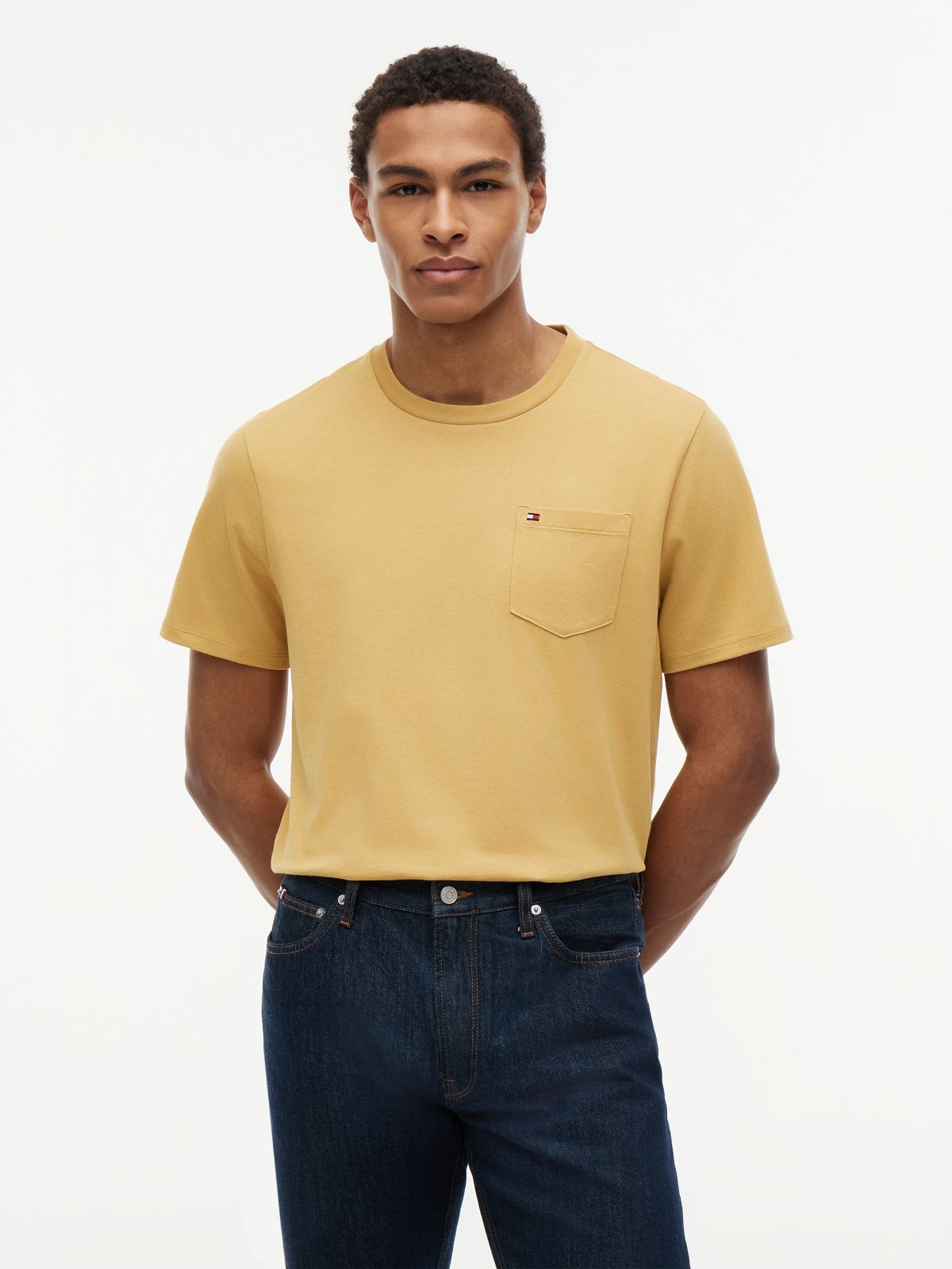 Everyday Pocket T-Shirt — Golden Sandstone