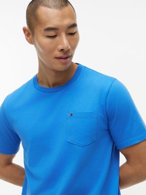 Мужская футболка Tommy Hilfiger Everyday Pocket, цвет: Синий, вариант 1 — фото 3