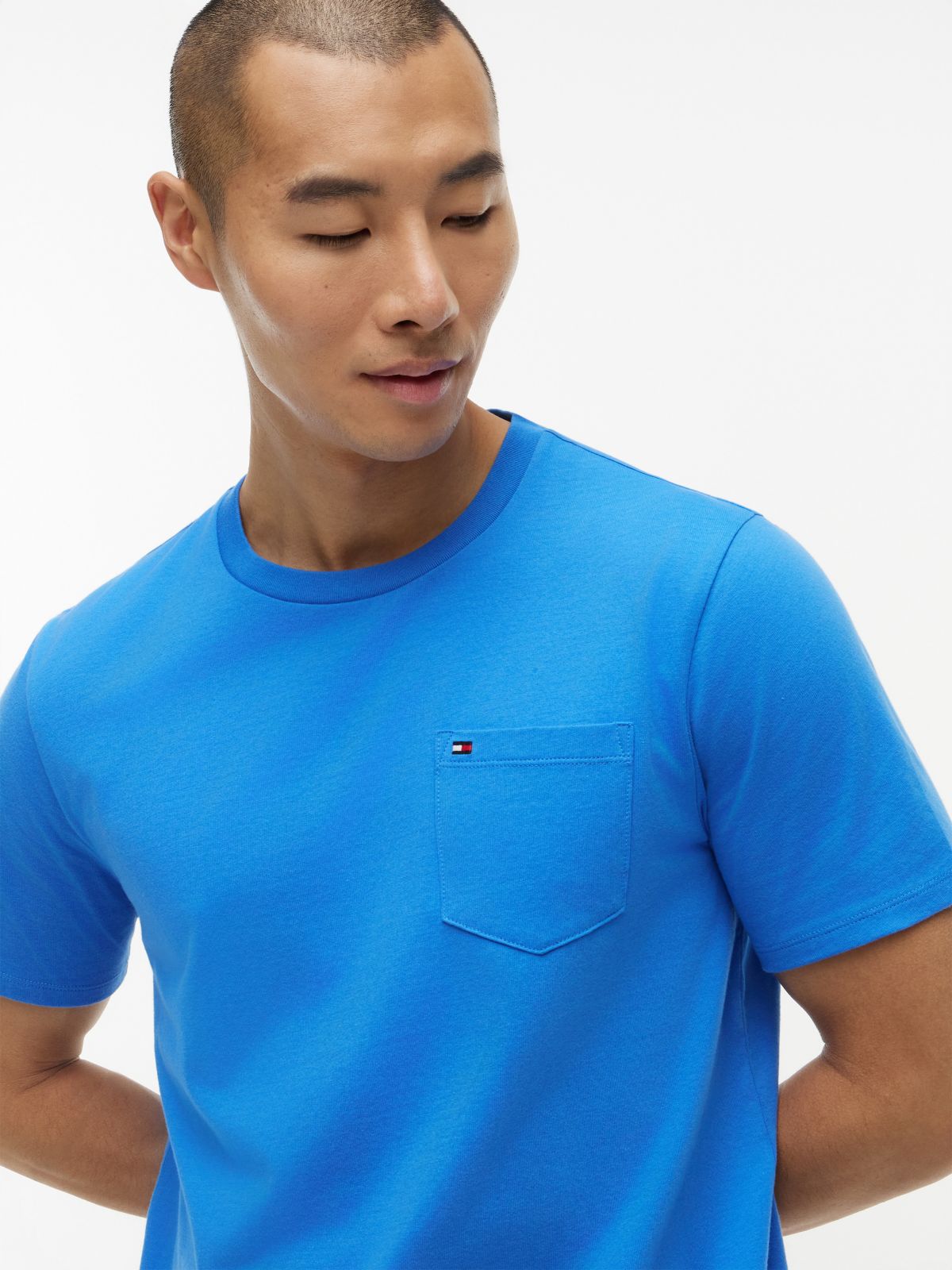 Everyday Pocket T-Shirt — Blooming Blue