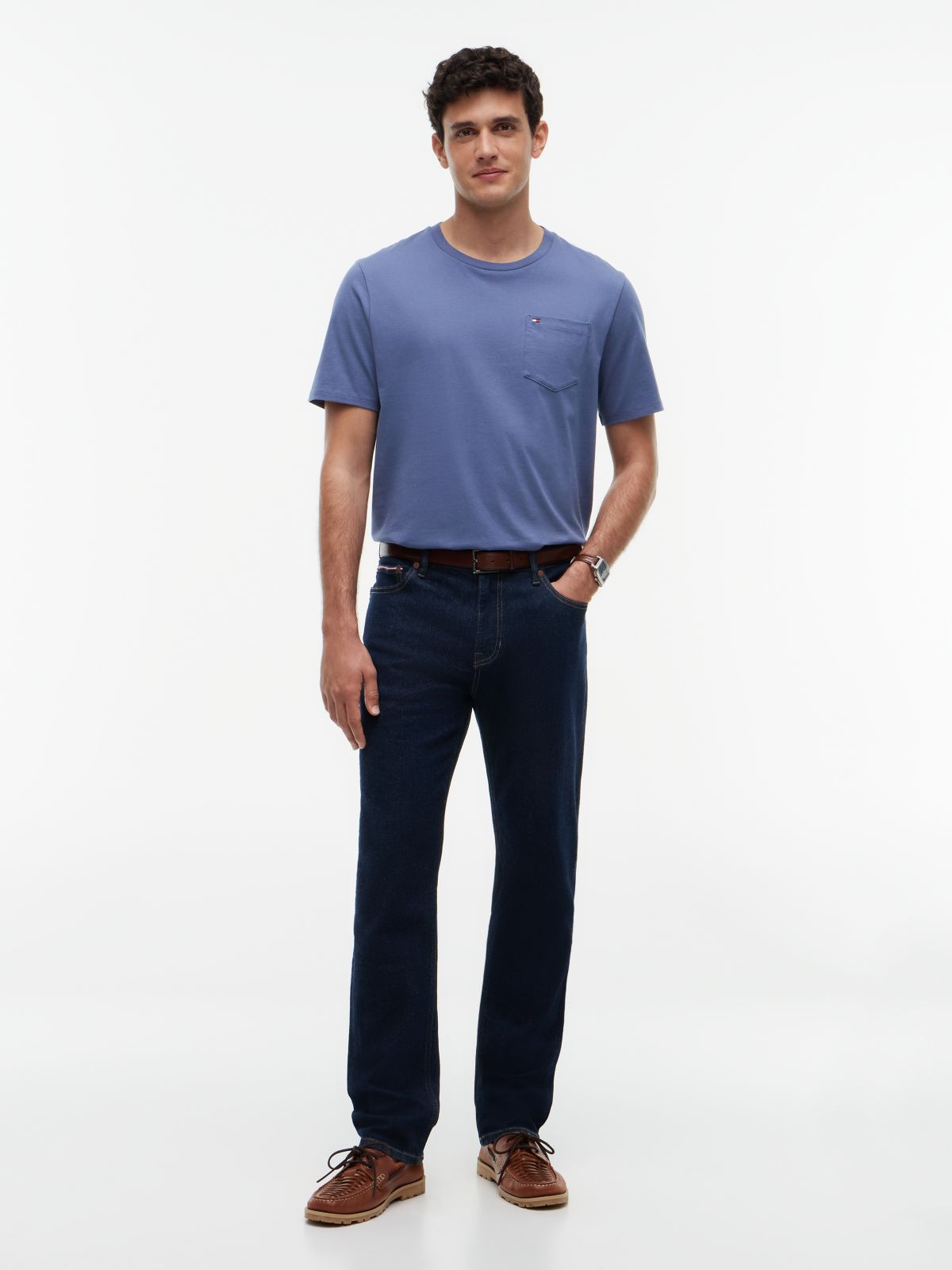Everyday Pocket T-Shirt — Faded Indigo