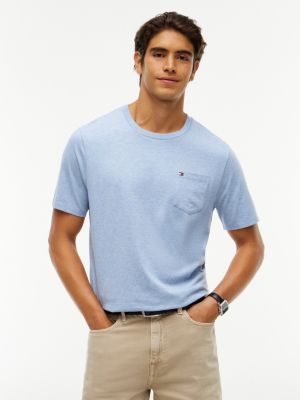 Everyday Pocket T-Shirt, Clear Water Heather