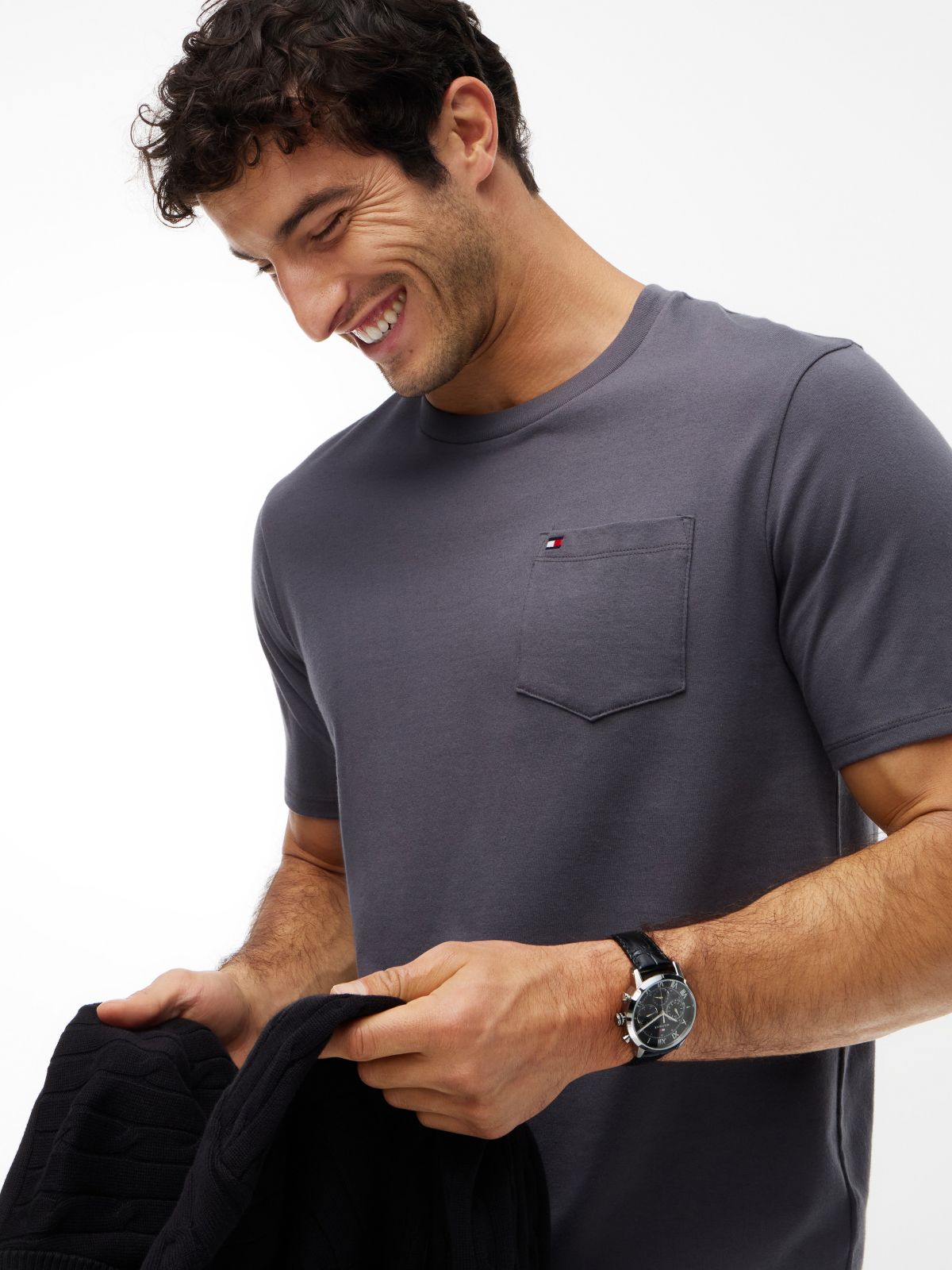 Everyday Pocket T-Shirt — Washed Black