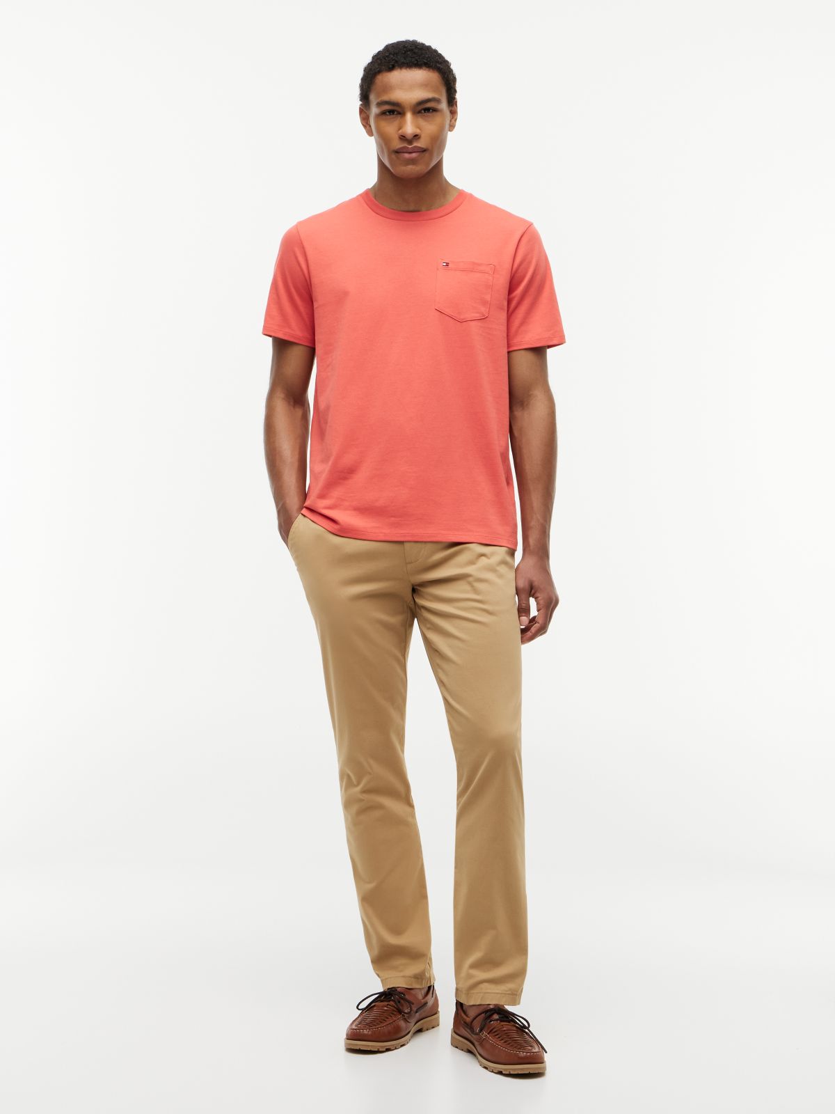 Everyday Pocket T-Shirt — Pulp Coral