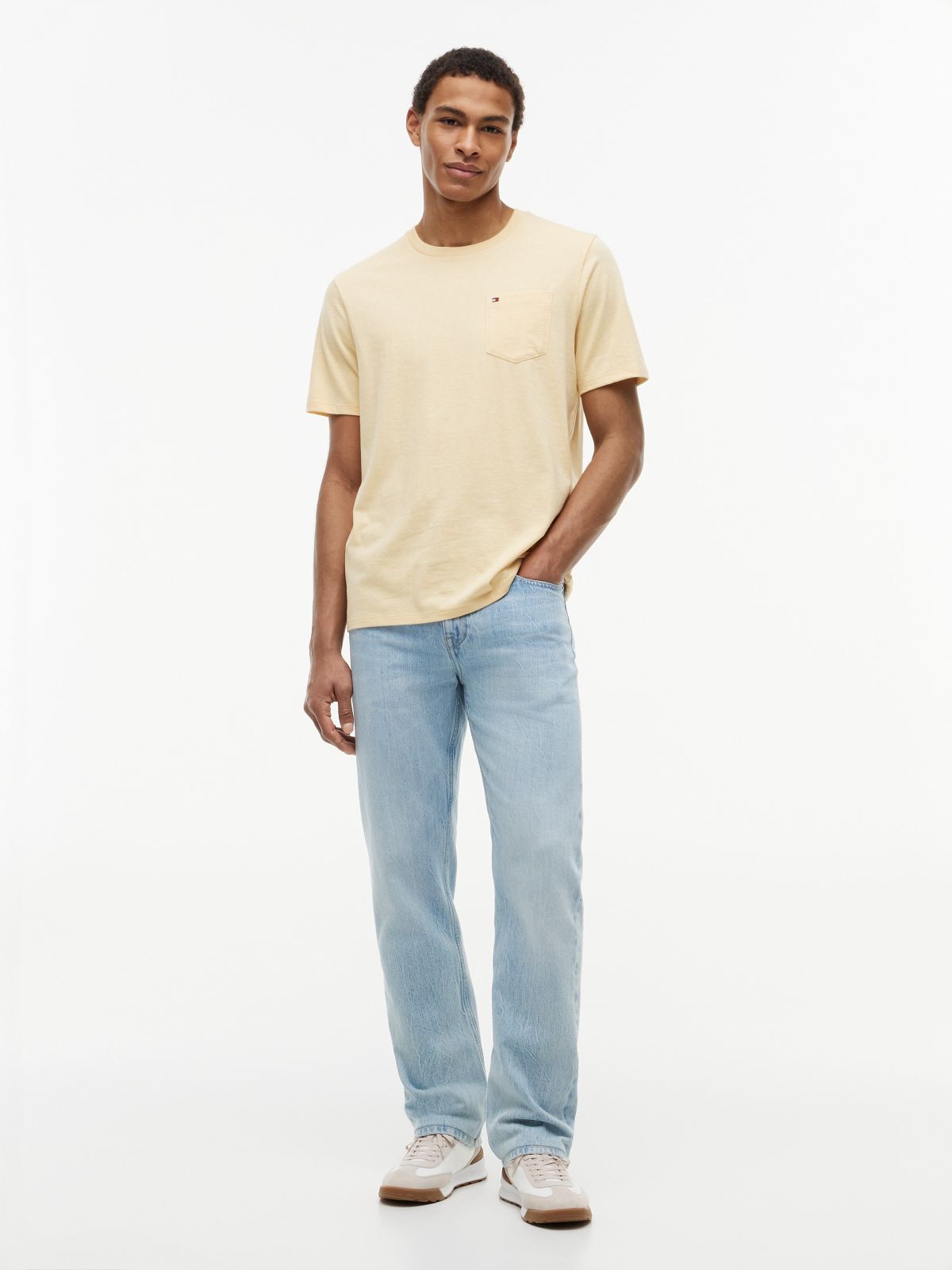 Everyday Pocket T-Shirt — Lemon Frost Heather
