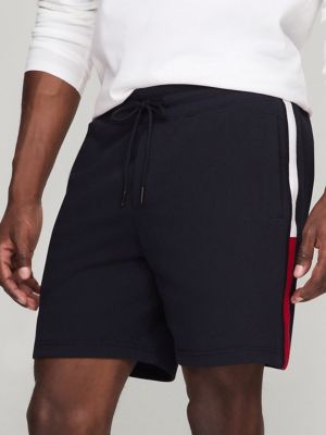 Flag Stripe Sweatshort, Navy