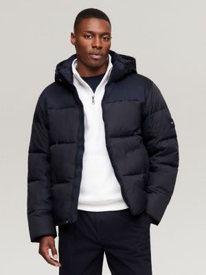 Tommy hilfiger men's classic hooded puffer winter jacket sale