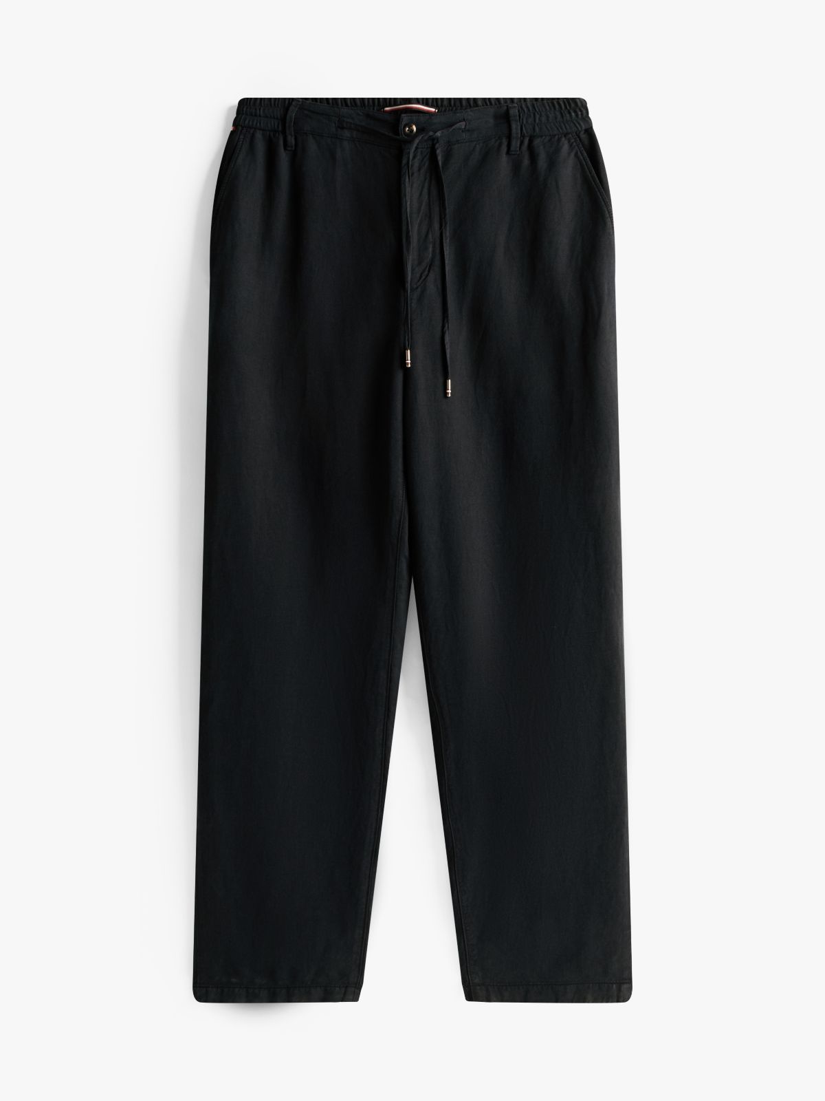 Brushed Knit Slim Trouser — Navy