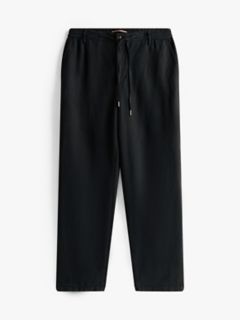 Brushed Knit Slim Trouser — Navy 5