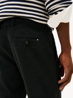 Brushed Knit Slim Trouser — Navy 3