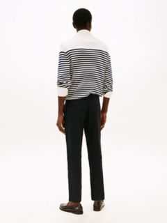 Brushed Knit Slim Trouser — Navy 4