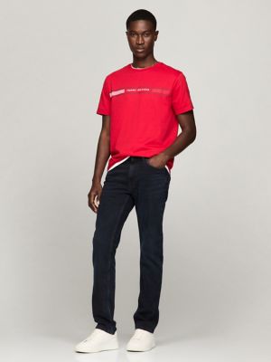 トミーページ Short-Sleeve Stripe Oxford Shirt | Tommy Hilfiger USA