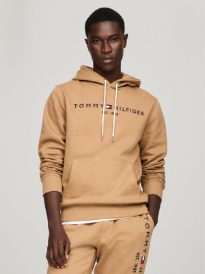 Tommy hilfiger logo hoodie mens sale