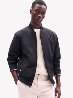 Lightweight Water-Resistant Bomber, Black