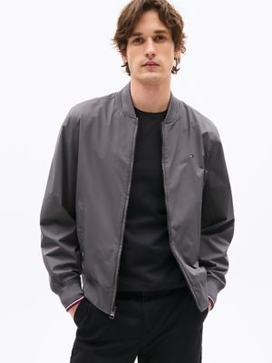 Lightweight Water-Resistant Bomber, Grey Skies