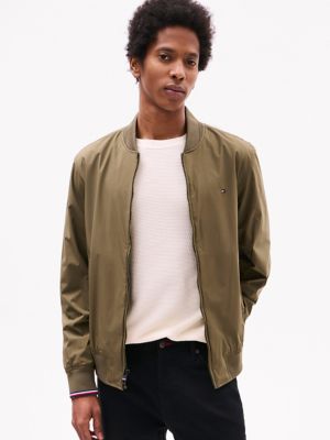 Lightweight Water-Resistant Bomber, Army Green