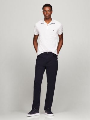Twill Straight Fit Pant, Navy