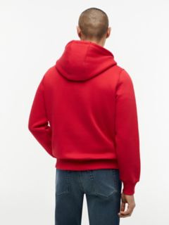 Embroidered Tommy Logo Hoodie — Primary Red 4
