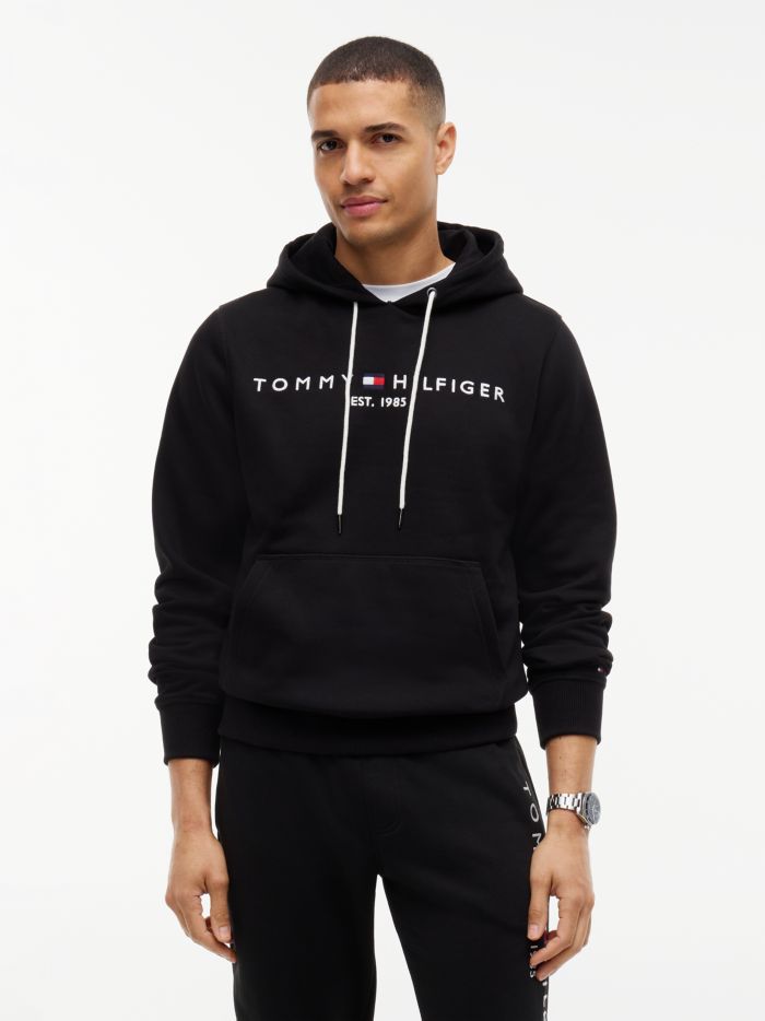 Embroidered Tommy Logo Hoodie