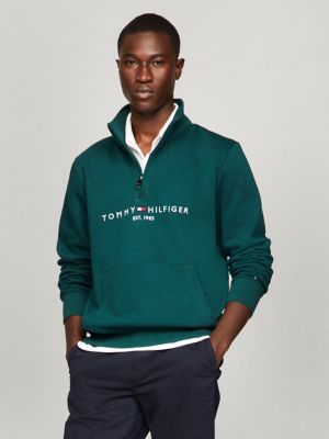 Quarter zip pullover tommy hilfiger best sale